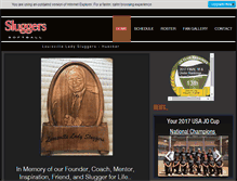 Tablet Screenshot of ladysluggers.com